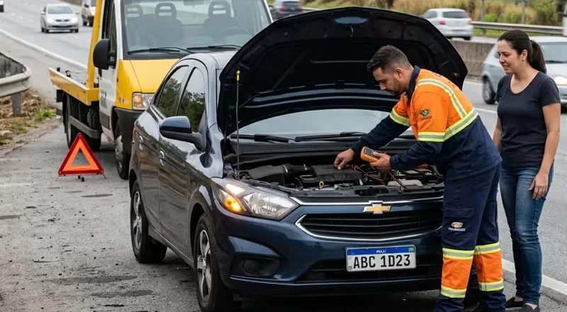 Auto socorro 24h em Balneário Camboriú – pane elétrica, mecânica e bateria fraca